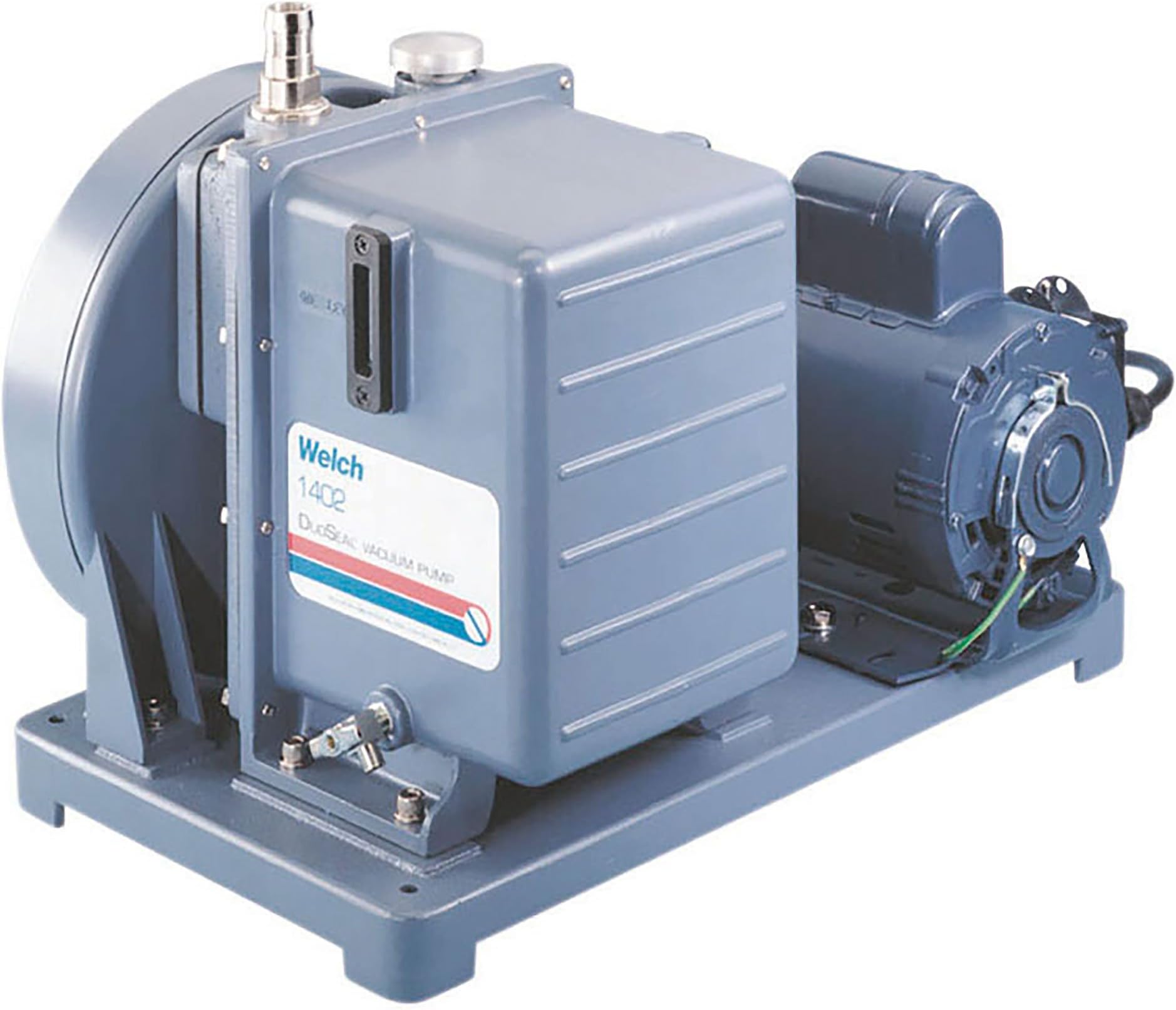 Welch Vacuum 1405B-01 DuoSeal Belt-Drive Mounted Vacuum Pump, 91 LPM, 115V