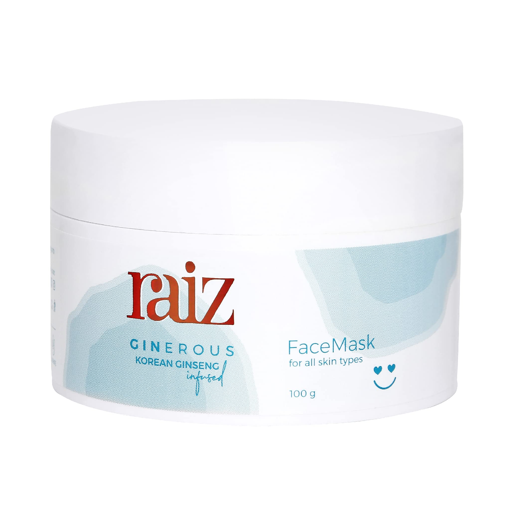 Mawans Raiz Ginerous Korean Ginseng Face Mask for Women and Men, 100g| Shea Butter infused| For All Skin types | Paraben & Alcohol Free