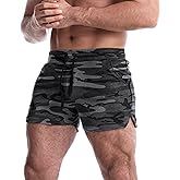 EVERWORTH Men's 5 Inch Inseam Workout Shorts Athletic Gym Shorts Bodybuilding Short Shorts Casual Running Shorts