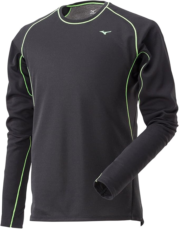 Amazon ミズノ Mizuno ランニングウェア ランニングtシャツ 長袖 メンズ J2ma6503 09 ブラック M シャツ 通販