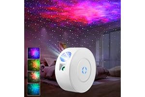 Aurviv Smart Galaxy Projector with App, Alexa and Remote Control, 360° HD Rotating Nebula & Starry Sky, Custom Scenes for Bedroom Decor, Home Theater Night Light, Ideal Gift for Adults and Kids