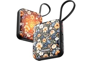 OCOOPA UT5 Nano Hand Warmers Rechargeable 2 Pack, Ultra Compact Portable Electric Handwarmers, Fast Heating, 3-Settings, UL C