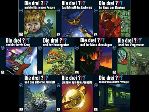 Die Drei Fragezeichen 180 Und Die Flüsternden Puppen Die Drei Fragezeichen 3 ??? Hörspiel CD 180 - 189 10 x CDs 180er 180