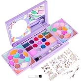 Kids Makeup Kit for Girls Real Washable Cosmetic 3+ Year Girl | Birthday Gifts Pretend Play Toys for Girls 4-6, 6-8, 8-10 Non-Toxic