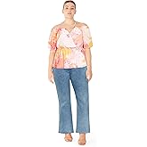 City Chic Womens Top - Alina Print