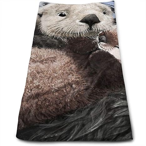Amazon タオル バスタオル かわいい ラッコ ママ 赤ちゃん フェイスタオル 瞬間吸水 速乾 耐久性 ふんわり おしぼり 柔らか肌触り 業務用 家庭用 30 X 70cm フェイスタオル ホーム キッチン オンライン通販