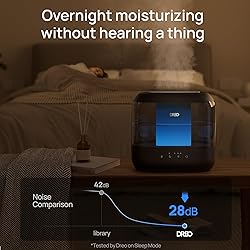 Dreo Top Fill 4L Humidifiers for Bedroom, 36H