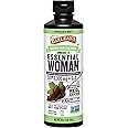 Barlean's Essential Woman Chocolate Mint Liquid Supplement from Flaxseed, Evening Primrose Oil & Soy Isoflavones, Omega 3 6 9 and GLA, Hormonal Balance & Healthy Hair and Skin, 16 oz