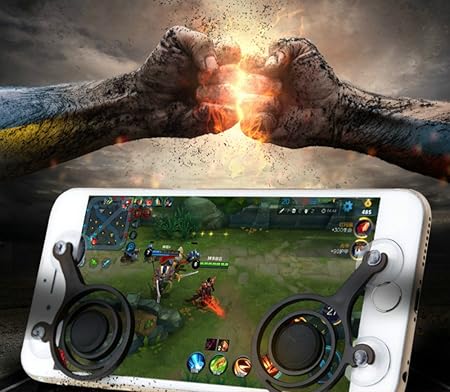 Amazon モバイルゲームジョイスティック電話ゲームrockerタッチ画面タブレット面白いゲームコントローラfor電話やパッド左 右 ゲーム おもちゃ