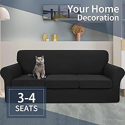 JIVINER Newest 4 Pieces Oversized Sofa Slipcovers