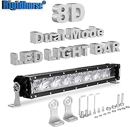 LED Light Bar Rigidhorse 20 Inch 139W 8D Dual-Model Light Bar DRL/Night Light Spot Light For SUV Truck ATV Pickup