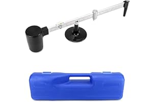 QWORK Mud Hydrometer - Engineering Plastic Mud Scale Liquid Densimeter 0.96-2.5 g/cm³, Professional-Grade 0.01g/cm³ High Accu