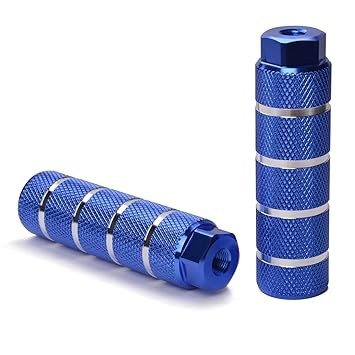 blue bmx pegs
