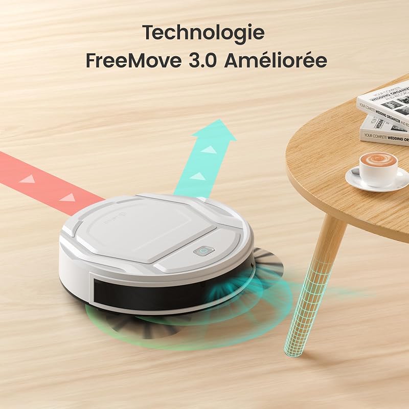 M210 Pro 28cm Mini Aspirateur Robot Anti‑Enchevêtrement