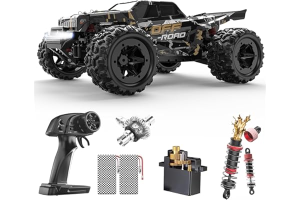 DEERC 9309E All Terrain Fast RC Cars for Adults 40KPH,4WD Electric Off-Road Remote Control Monster Truck,2.4Ghz High Speed Ca