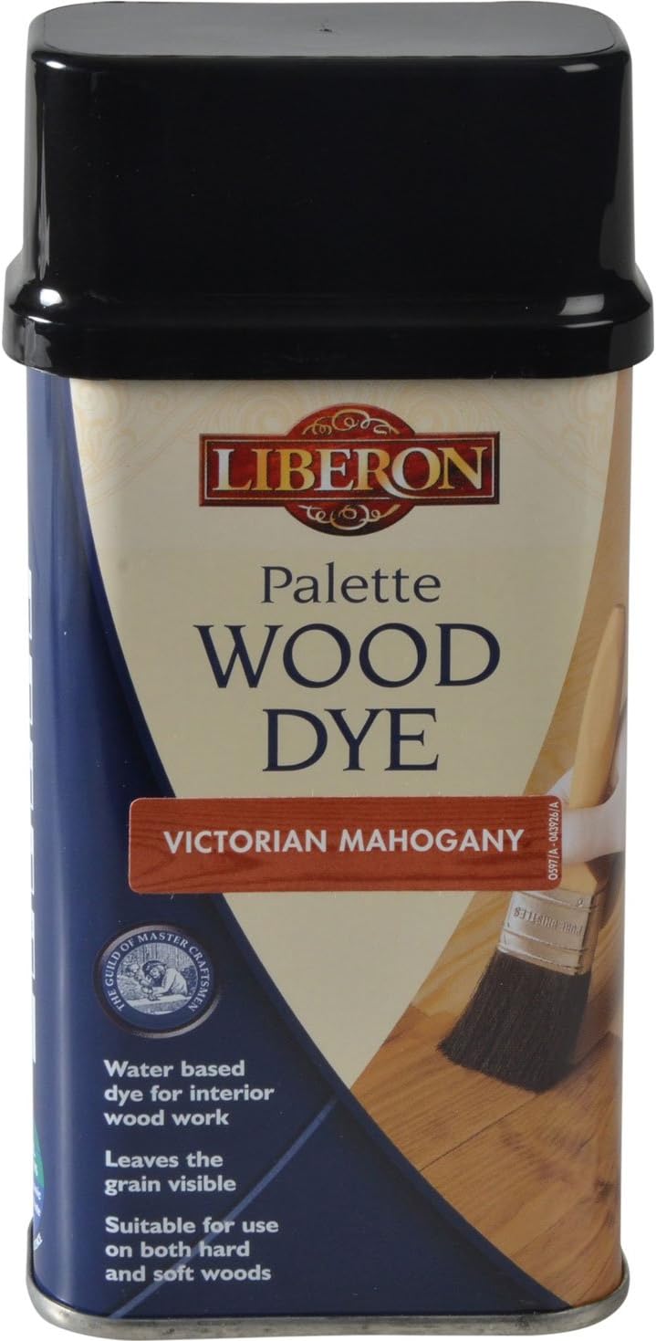 Libéron Palette Wood Dye Victorian Mahogany 250ml, Brown