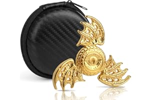 Umnodobn Dragon Fidget Spinner Anti Anxiety Toys Stress Relief Reducer Spin Fidgets Finger Hand Bearing Finger Spinners Toy Focus Fidgeting Restless Tri Spinner Best Novelty Gift for Adults Kids