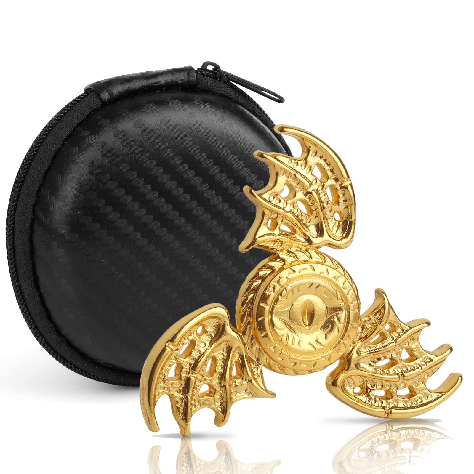 Photo 1 of Umnodobn Dragon Fidget Spinner Anti Anxiety Toys Stress Relief Reducer Spin Fidgets Finger Hand Bearing Finger Spinners Toy Focus Fidgeting Restless Tri Spinner Best Novelty Gift for Adults Kids