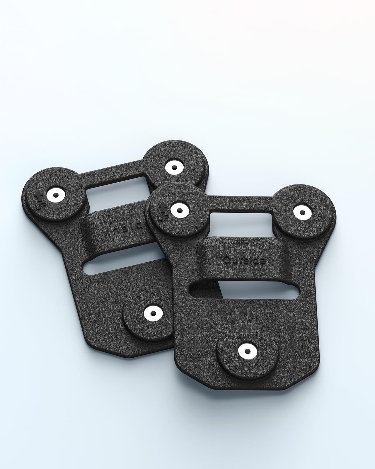 BOBLOV Body Camera Magnet Mount, 6pcs/8pcs Magnets Optional, Universal Magnetic Suction Back Clip, Make from Black Silica, Stick to Clothes for Universal All Brand Body Camera (12x10cm)