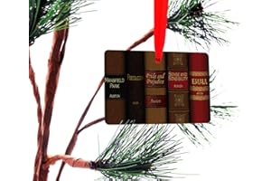 NEURONS NOT INCLUDED Jane Austen Aluminum Christmas Tree Ornament