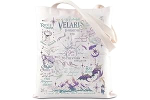TGBJE Velaris Starlight Tote Bag Literature Inspired Grocery Shoulder Bag For Lovers Fans Gifts