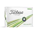 Titleist Velocity Golf Balls, Matte Green (One Dozen)