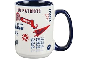 The Memory Company Officially Licensed 15oz Team Spirit Mug, New England Patriots