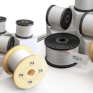 Dq Pp 2mm 50m Edelstahl Drahtseil 7x7 Top Ware Stahlseil Seil Draht Stahl V4a Inox A4 Rostfrei Gelander Edelstahlseil Amazon De Gewerbe Industrie Wissenschaft