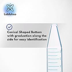 Labfuhxo 15mL Conical Centrifuge Tubes, [25 Items/1
