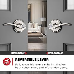 Kwikset Sedona Entry Door Handle with Lock and