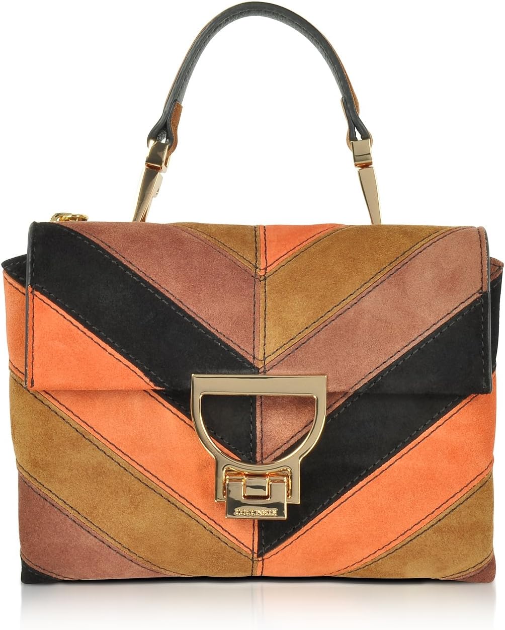 Coccinelle Women's A2955B701433 Brown Suede Handbag