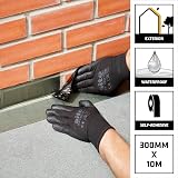 Everbuild Black Jack Strong Self Adhesive Flashing Tape Natural Lead-Look 300mm view 2