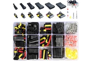 shengbowi Car Terminals Plug Male Female 16-20AWG Waterproof Automotive Connectors Disconnect Wiring 1/2/3/4/5/6Pin Electrical Wirem Kit Water Proof Series Way Marine Truck Boat Motorcycle