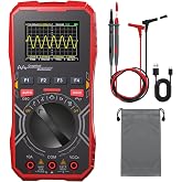 2-in-1 Handheld Oscilloscope Multimeter Auto-Ranging Digital Tester | 1MHz Bandwidth 2.5MS/s Sampling Rate, Oscilloscope &amp; Auto-Ranging Multimeter Combo, 2.4" Backlit Display with Probes