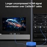 ROFAVEZCO 4K HDMI KVM Extender USB 4K 60Hz HDR Cat5e/6 300ft POE RS232 Audio view 5
