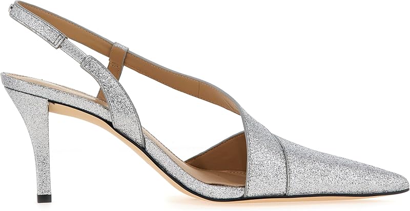 Femme Jaida Heeled Shoes, Argenté, 36.5 EU