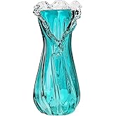 Scizorito Queen Crystal Vase, Light Luxury Style for Home Decor, Centerpiece, Office, Pampas Grass, Dried Flowers, Flowers an