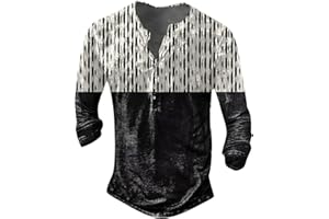 FLEKMANART Men's Long Sleeve Graphic and Embroidered Fashion T-Shirt Spring and Autumn Long Sleeve Printed Pullover Top