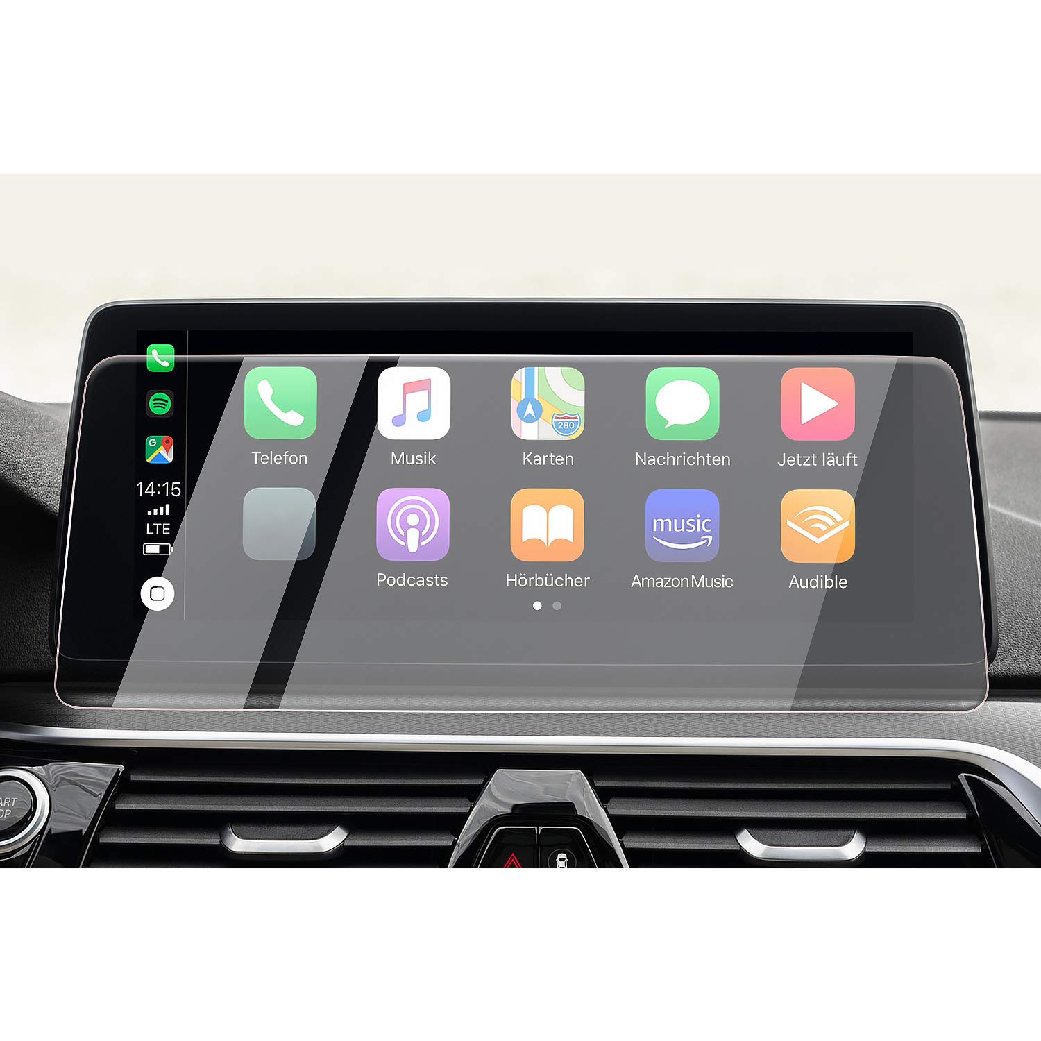 CDEFG Compatible with BMW 5 Series G30/G31/G38 2021 2022 Navigation Screen Protector 9H Tempered Glass Car 12.3 Inch GPS Anti Scratch HD Clarity Protective Film Accessories