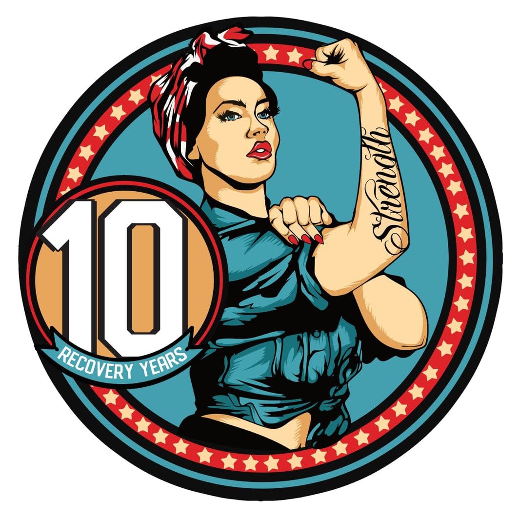 Rosie Recovery Strength Recovery Medallion AA Chip in Years 1-50 (Year 10)