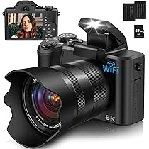 FeiyuTechSUMMONCamera FYSM+K 4Kカメラ Amazon.com : 8K Digital Camera, 88MP Cameras for Photography