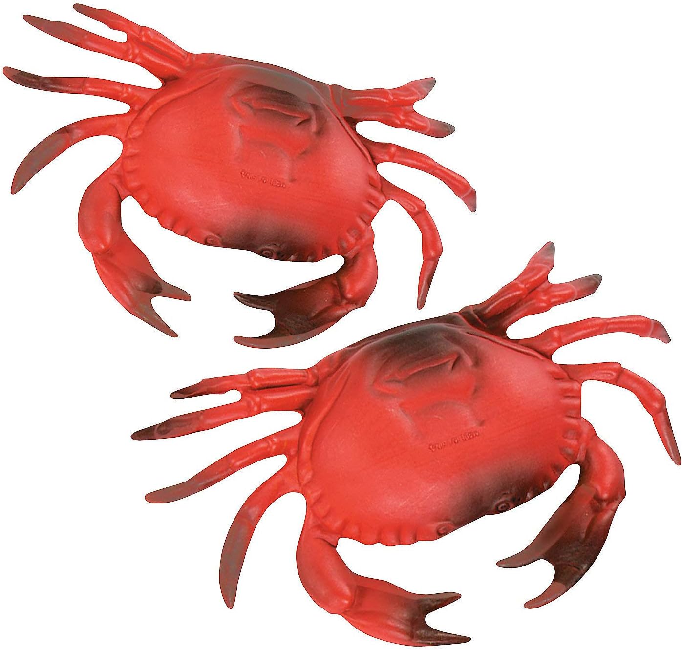 Fun Express Plastic Crab for Nautical Decor - Beach Decor - Coastal Decor - 1 pc
