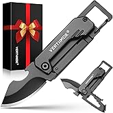 Pocket Multitool Knife with Bottle Opener, Screwdriver, Stocking Stuffers Gifts for Men Dad Survival Camping, Christmas Men G