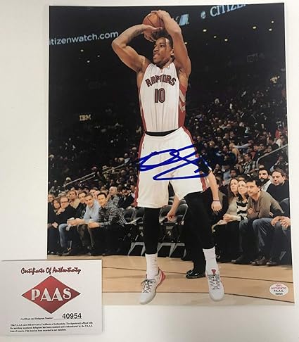 demar derozan autograph