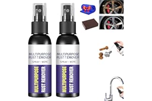hwqsad Tripconten Rust Remover, Perihralpeci Multipurpose Rust Remover Spray,Sofenthiss Rust Remover Spray, Rust Remover Spray for Metal,Car Maintenance Cleaning Rust Dissolver (2pcs,50ml)