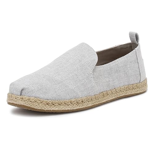toms drizzle grey slub chambray