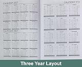 PaulStore 2026 Diary A5 Day to Page Hardback Desk Diary Light Blue view 3