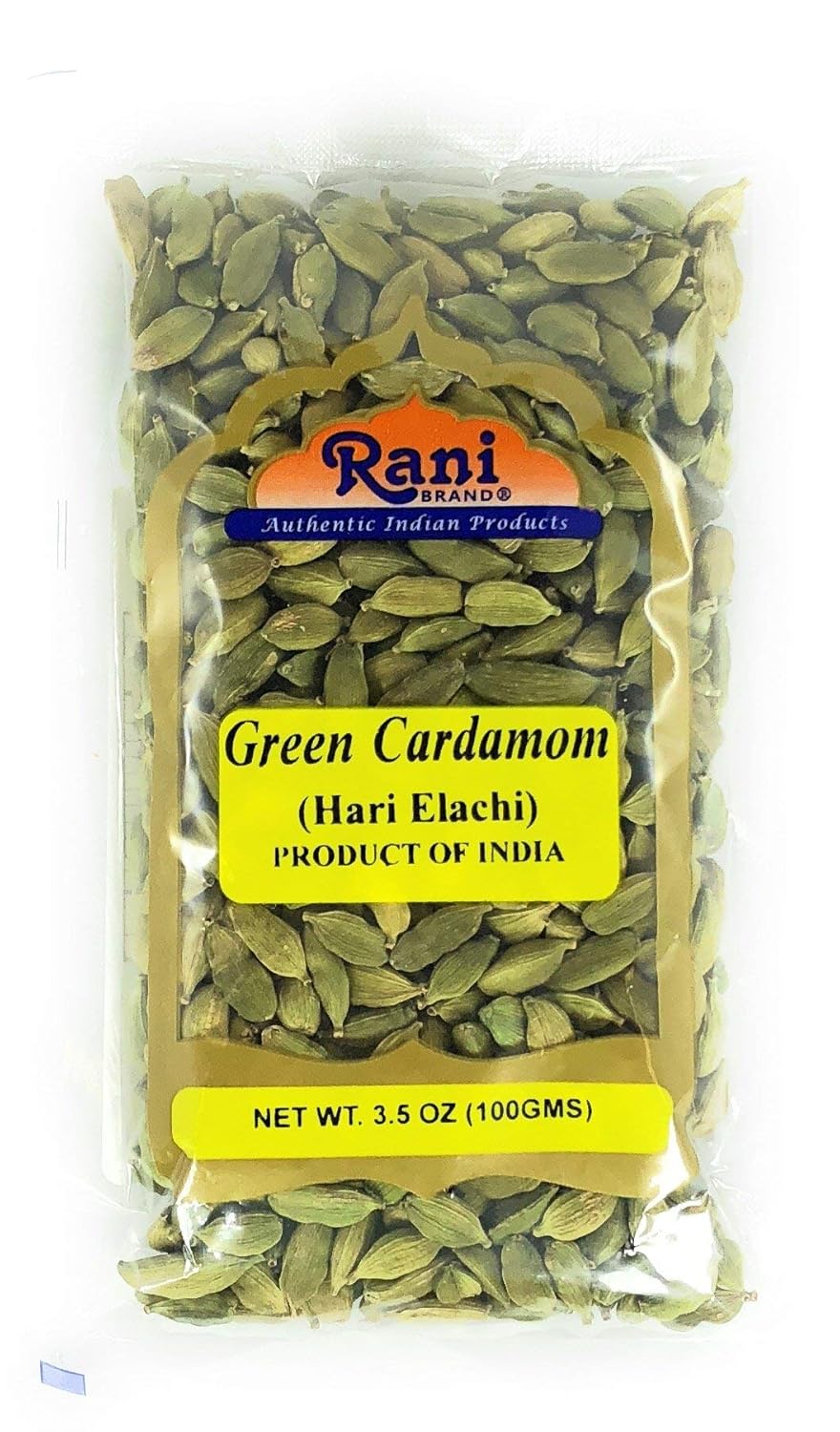 Amazon Com Rani Green Cardamom Pods Spice Hari Elachi 3 5oz 100g Natural Vegan Gluten Friendly Non Gmo Cardamom Seeds Spices And Herbs Grocery Gourmet Food