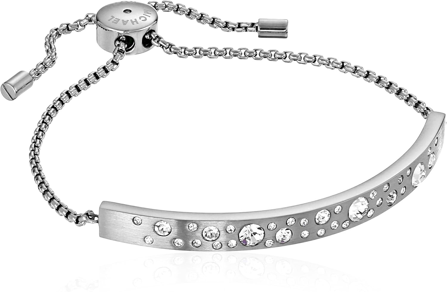 michael kors silver slider bracelet