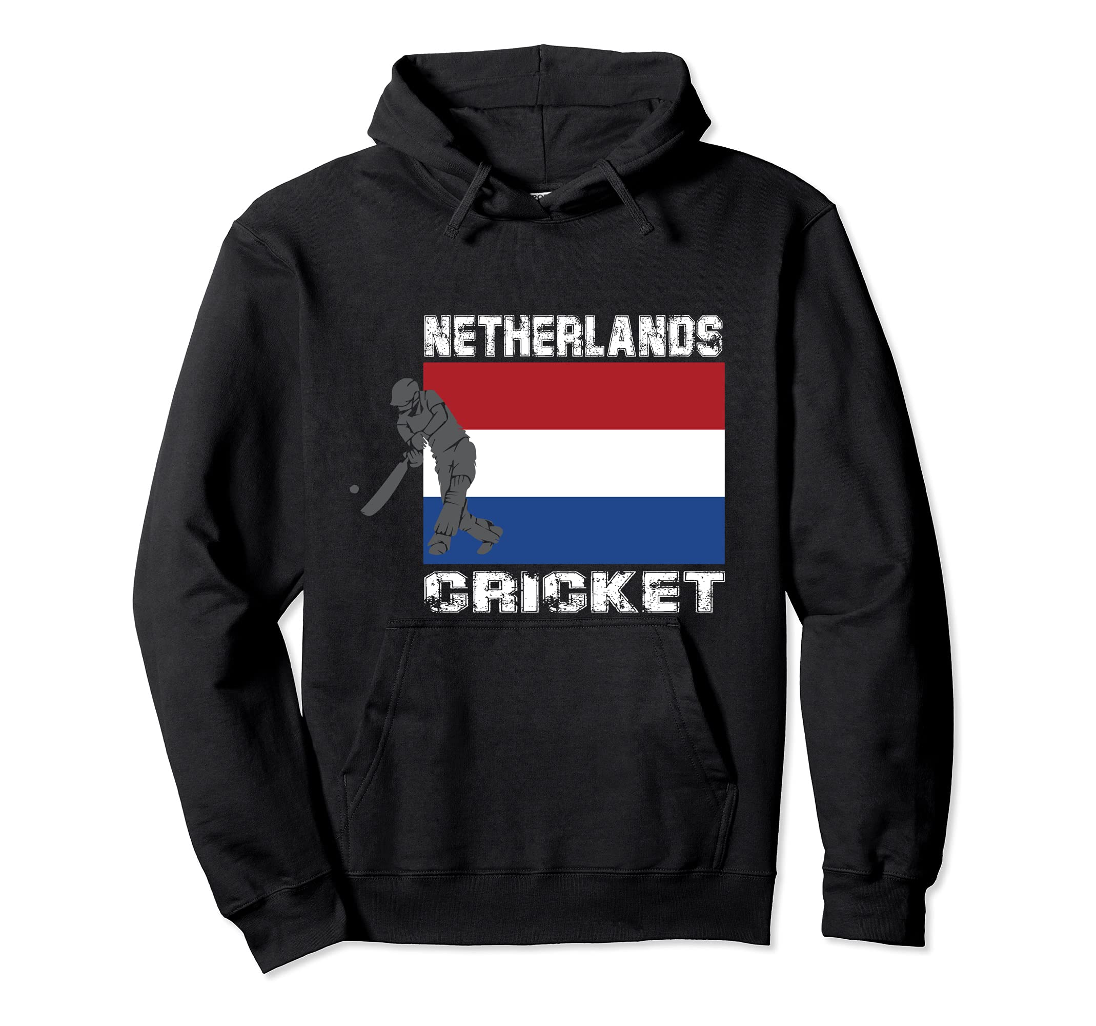 Netherlands Cricket Batsman Batting International Fan Tee Pullover Hoodie